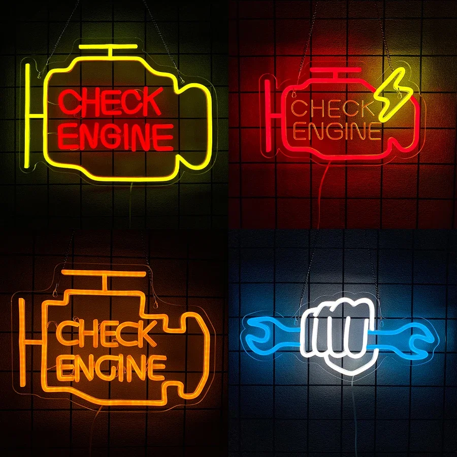 Auto Repair Shop Names - Lampu Neon Dekorasi Seri Nama, untuk