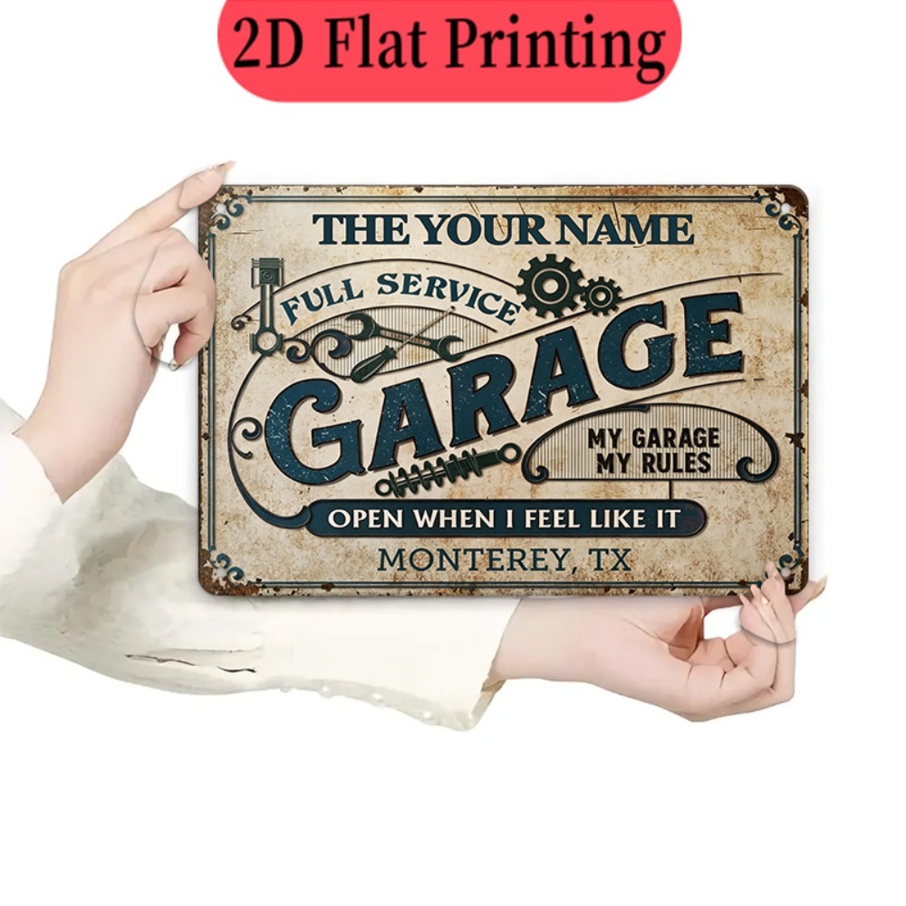Papan Tanda Logam Vintage untu - Auto Repair Shop Names ulasan dan harga