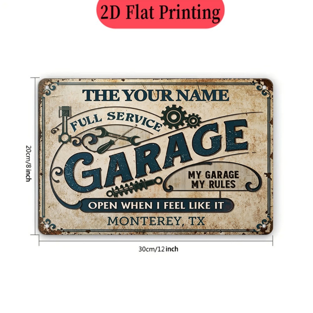 Papan Tanda Logam Vintage untu - Auto Repair Shop Names ulasan dan harga